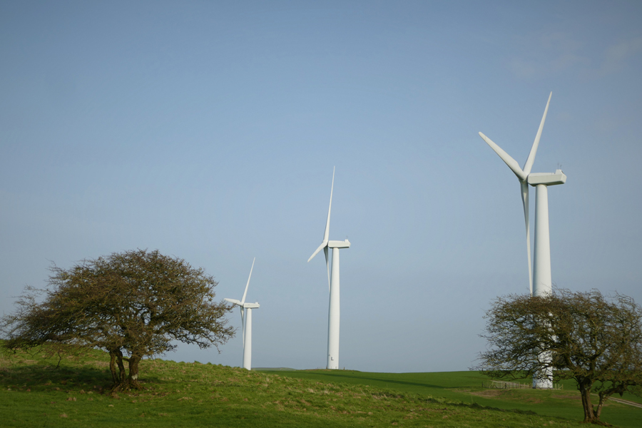 wind turbines