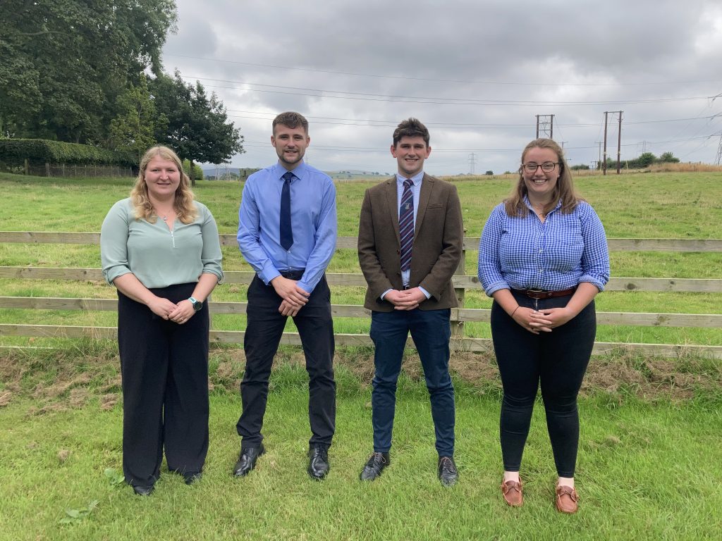 L-R: Kimberly Briscoe, Andrew Lumgair, Andrew Frank, Tess Gibson