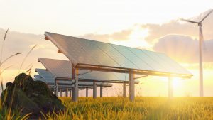 Dawn of New Renewable Energy Technologies. Modern Efficient Sola farming agriculture