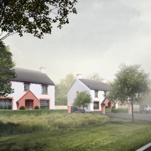 Alternative view of Development Land to the North of Station Road, Drigg