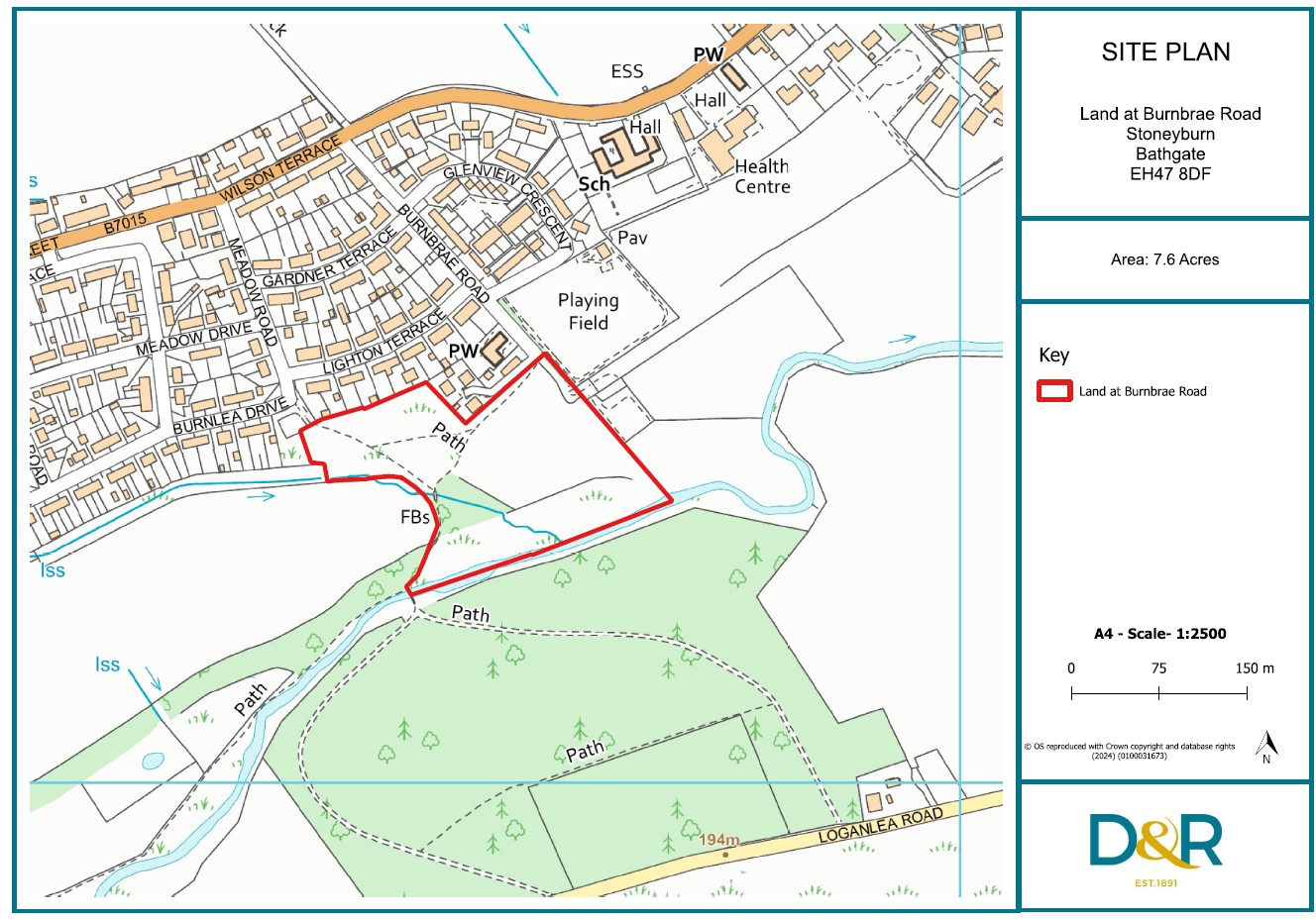 Alternative view of Land at Burnbrae Road, Stoneyburn