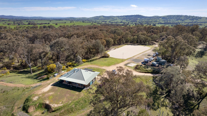 House and arena of Australian equestrian property for sale