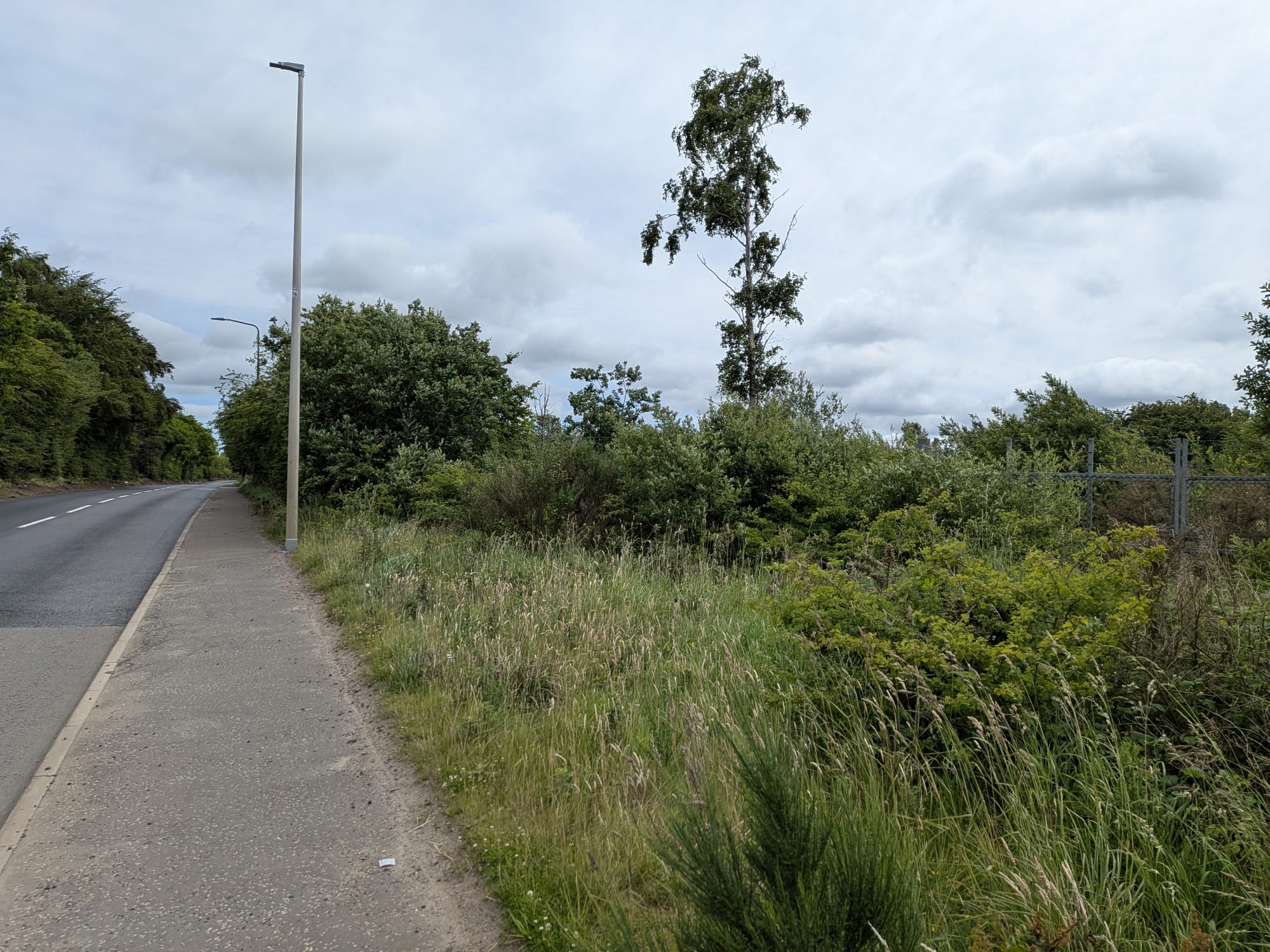 Alternative view of Development Land at Drumshoreland Road